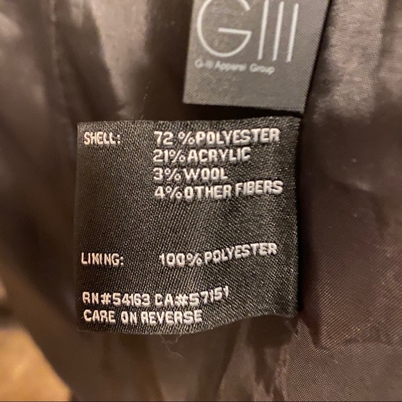 White and Black Pea Coat - Picture 6 of 6